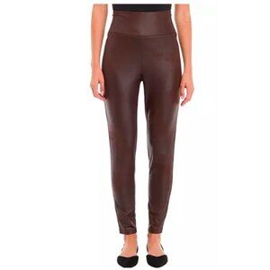 Crown & Ivy Women's Faux Leather Leggings, XXL